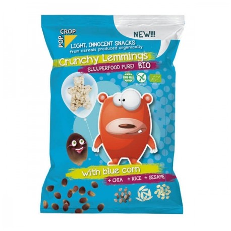 Crunchy Lemmings BIO - multigrain snacks from organic cereals