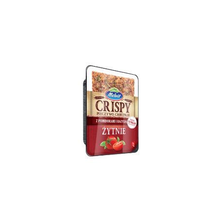 Rye Crispy Crispbread with Tomatoes and Basil Large